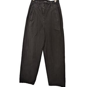 Wilfred‎ Free Ascendant Pant Black High-Waisted Cotton Utility Wide Leg